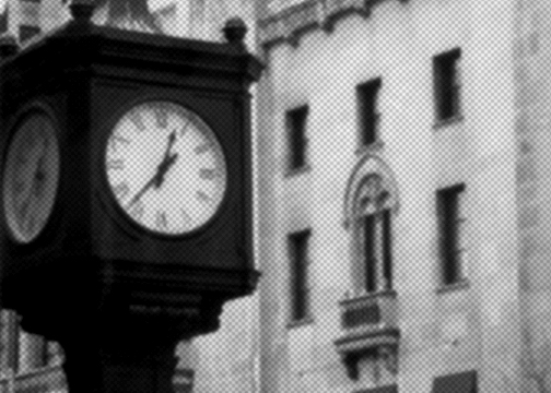 Clock Union Station clock just outside Union Station on Front Street